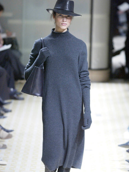 HERMÈS BY MARGIELA AW2002 CASHMERE DRESS