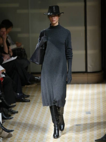 HERMÈS BY MARGIELA AW2002 CASHMERE DRESS