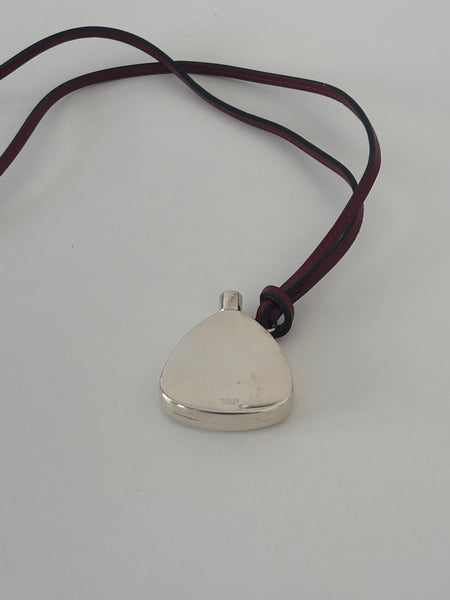 HERMÈS BY MARGIELA SILVER PERFUME BOTTLE NECKLACE