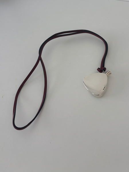 HERMÈS BY MARGIELA SILVER PERFUME BOTTLE NECKLACE