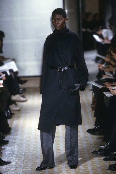 HERMÈS BY MARGIELA AW2001 SHORT CASHMERE COAT