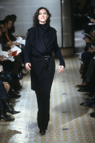 HERMÈS BY MARGIELA AW2001 SHORT CASHMERE COAT