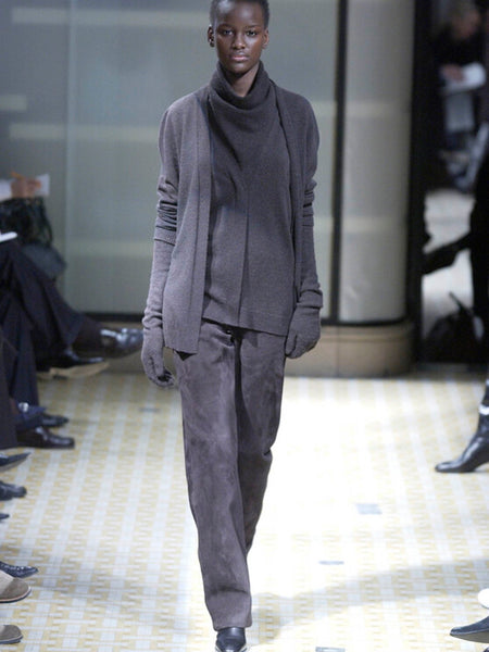 HERMÈS BY MARGIELA SUEDE TROUSER