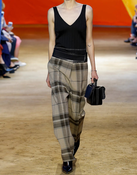 CÉLINE BY PHOEBE PHILO SS2016 PLAID TROUSER