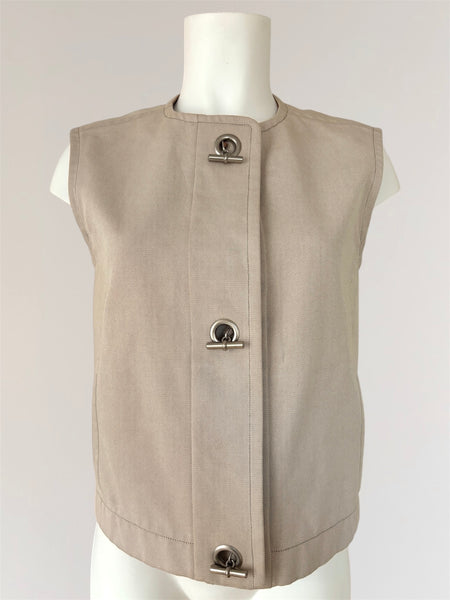 HERMÈS BY MARGIELA SS2002 'CHAÎNE D'ANCRE' SLEEVELESS VEST