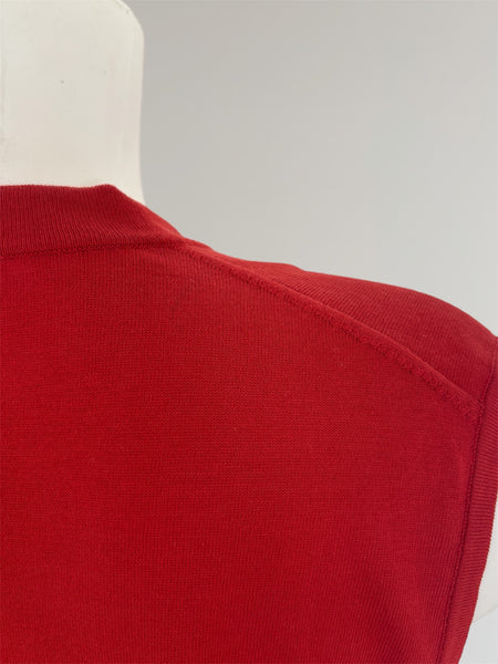 HERMÈS BY MARGIELA SS2004 COTTON KNIT TIE-FRONT TOP