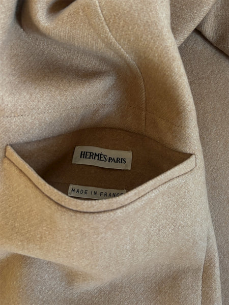 HERMÈS BY MARGIELA DOUBLE FACE CASHMERE COAT