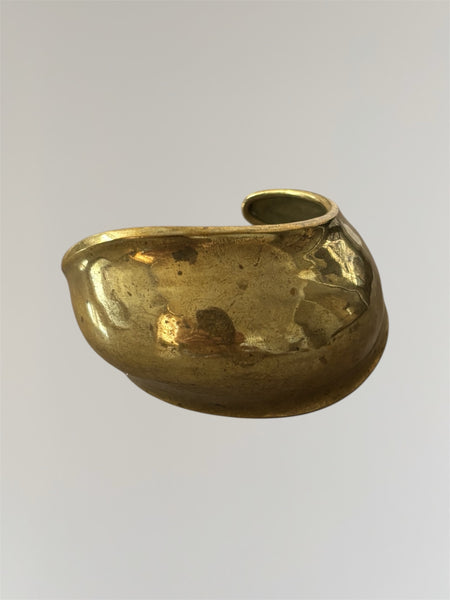 VINTAGE ROBERT LEE MORRIS BRASS 'BETA' CUFF