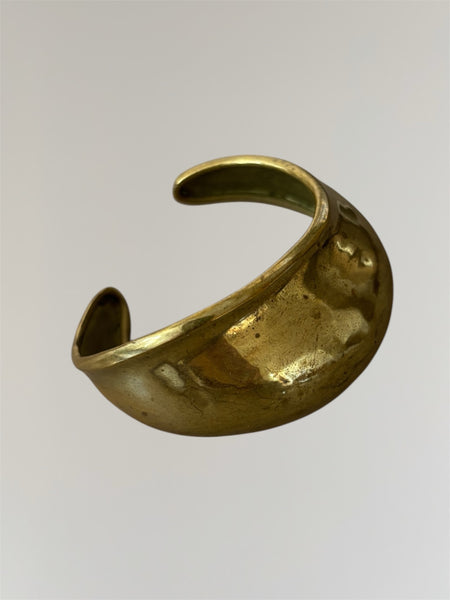 VINTAGE ROBERT LEE MORRIS BRASS 'BETA' CUFF