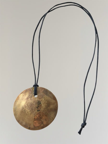 VINTAGE ROBERT LEE MORRIS DISC PENDANT