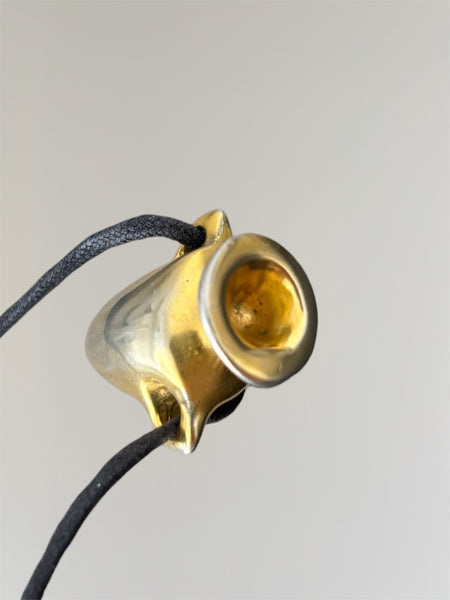 VINTAGE ROBERT LEE MORRIS GOLD PLATED PENDANT