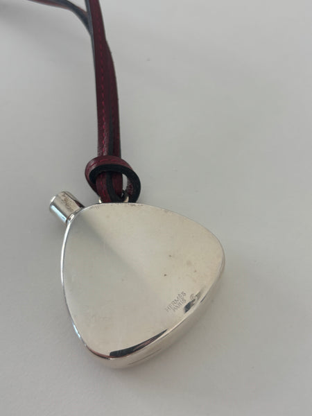 HERMÈS BY MARGIELA SILVER PERFUME BOTTLE NECKLACE