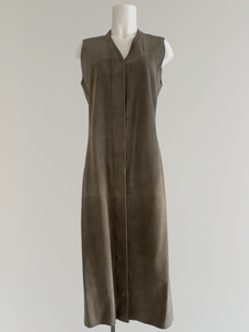 HERMÈS BY MARGIELA SS1999 LEATHER DRESS