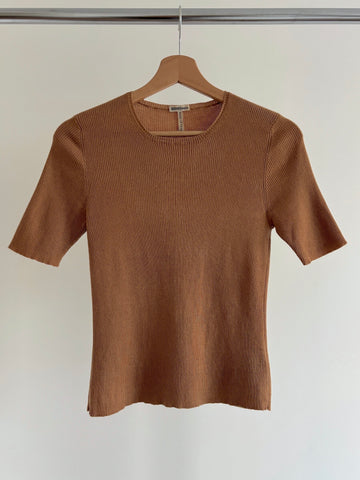 HERMÈS BY MARGIELA CASHMERE AND SILK KNIT TOP