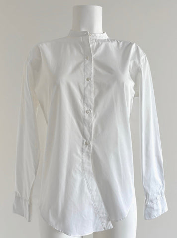 HERMÈS BY MARGIELA SS2004 COTTON TIE-FRONT SHIRT