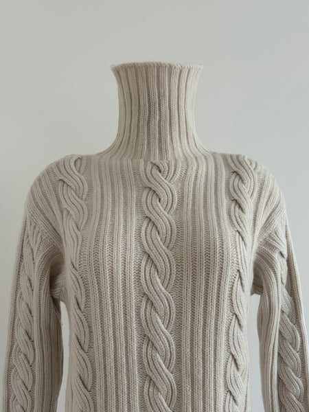 HERMÈS BY MARGIELA AW2000 CASHMERE CABLE KNIT