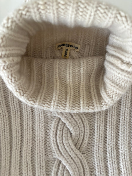 HERMÈS BY MARGIELA AW2000 CASHMERE CABLE KNIT