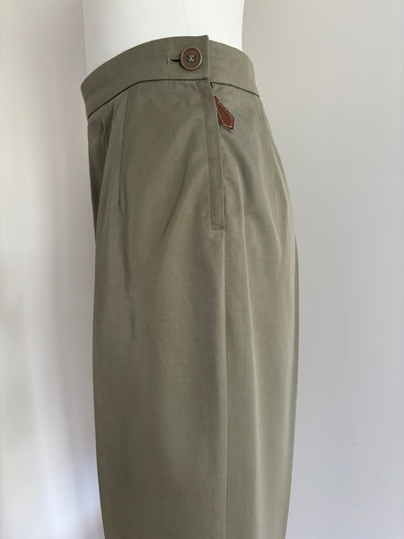 SS1999 HERMÈS BY MARGIELA HIGH WAIST COTTON PANT