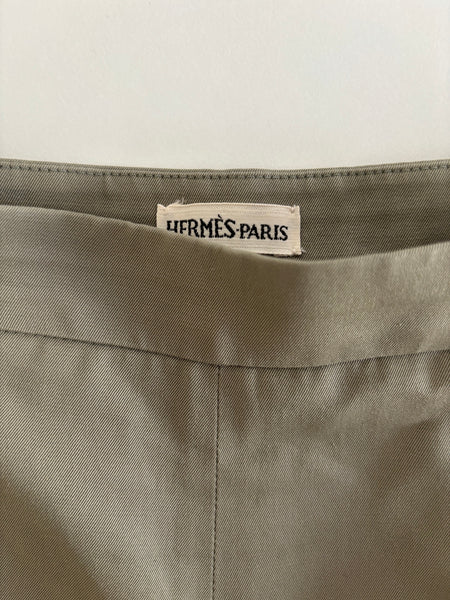 SS1999 HERMÈS BY MARGIELA HIGH WAIST COTTON PANT