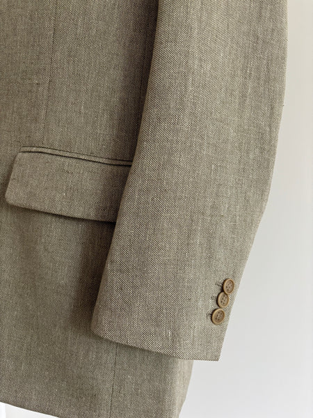 HERMÈS BY MARGIELA SS1999 LINEN VAREUSE BLAZER