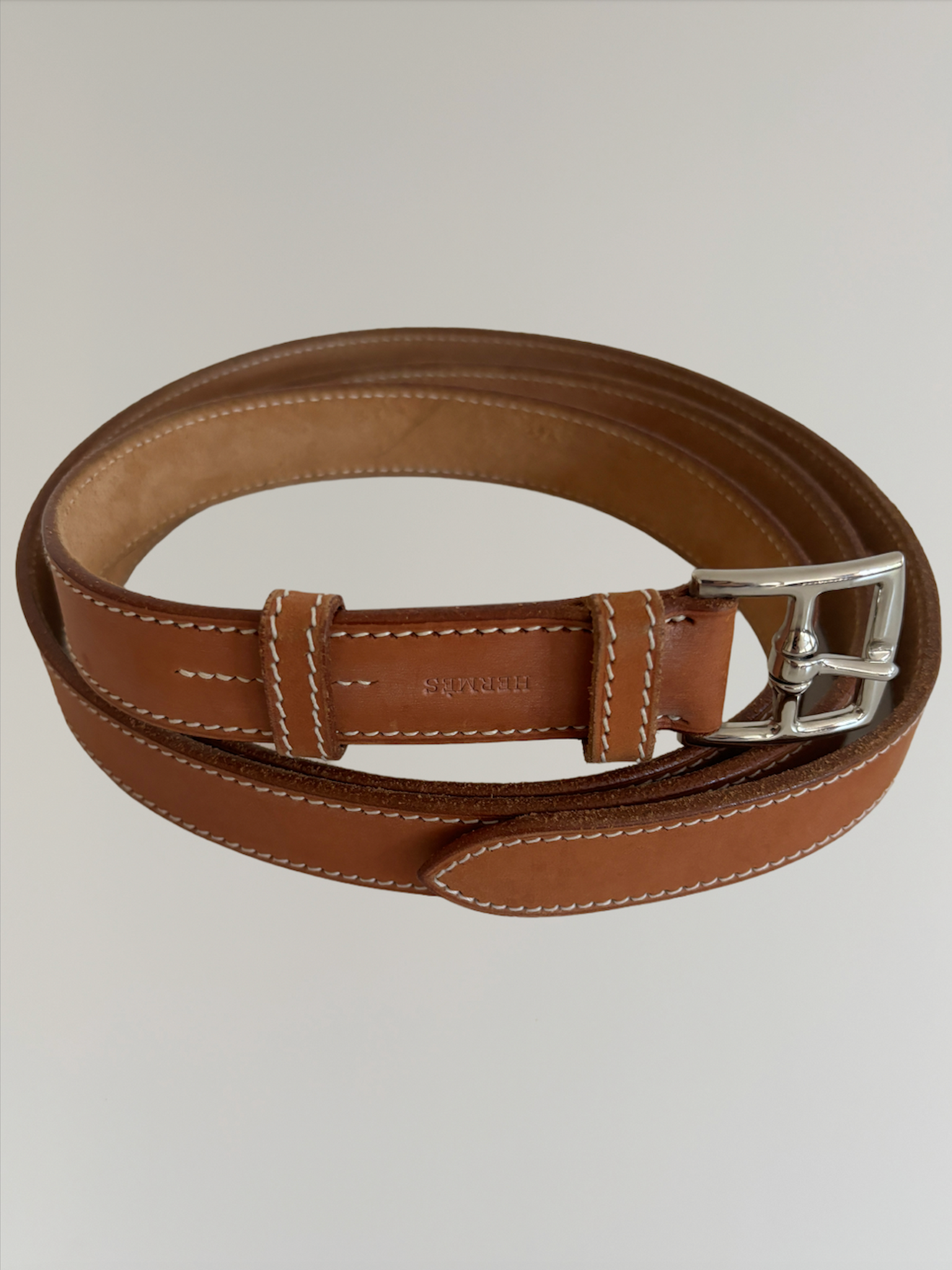 HERMÈS BY MARGIELA SS1999 ETRIVIÈRE DOUBLE TOUR BELT