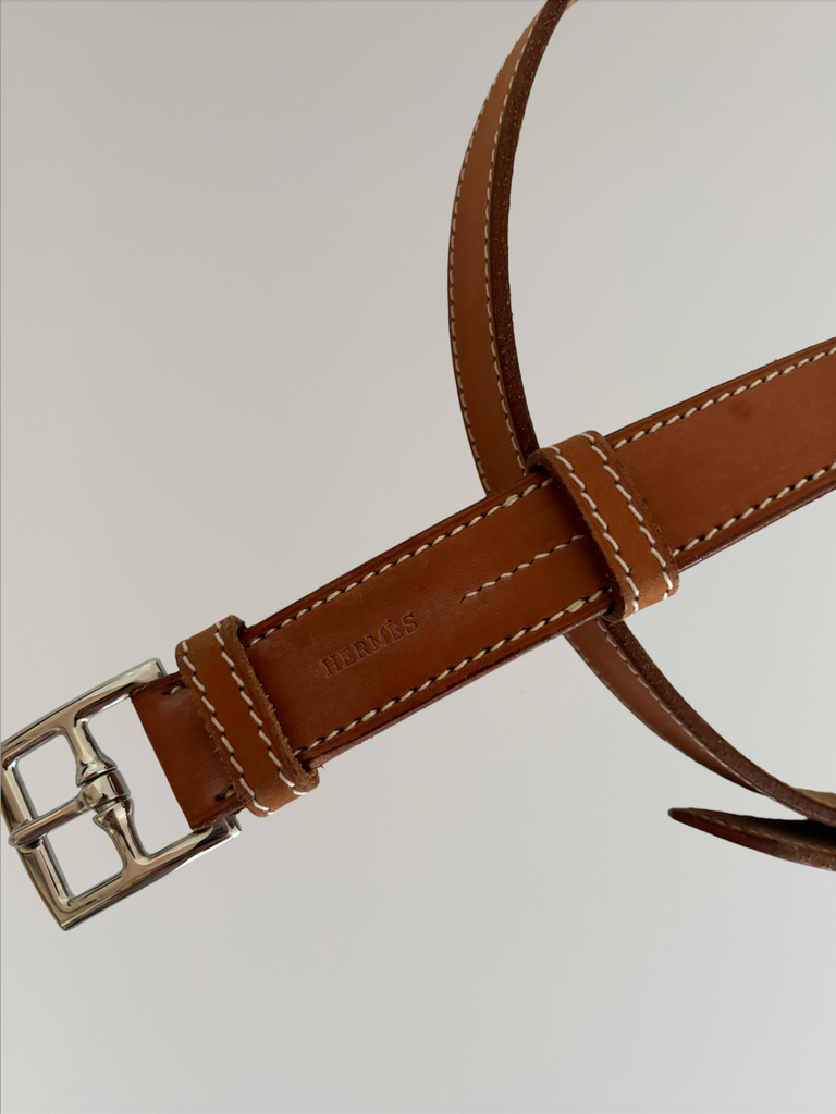 HERMÈS BY MARGIELA SS1999 ETRIVIÈRE DOUBLE TOUR BELT – MIES HERMÈS BY MARGIELA SS1999 ETRIVIÈRE DOUBLE TOUR BELT – MIES