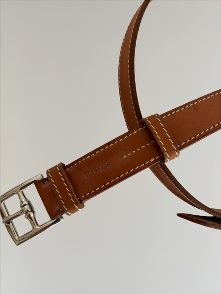 HERMÈS BY MARGIELA SS1999 ETRIVIÈRE DOUBLE TOUR BELT