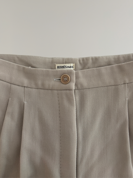 SS1999 HERMÈS BY MARGIELA WIDE WOOL TROUSER