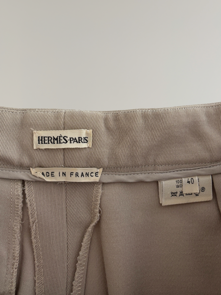 SS1999 HERMÈS BY MARGIELA WIDE WOOL TROUSER