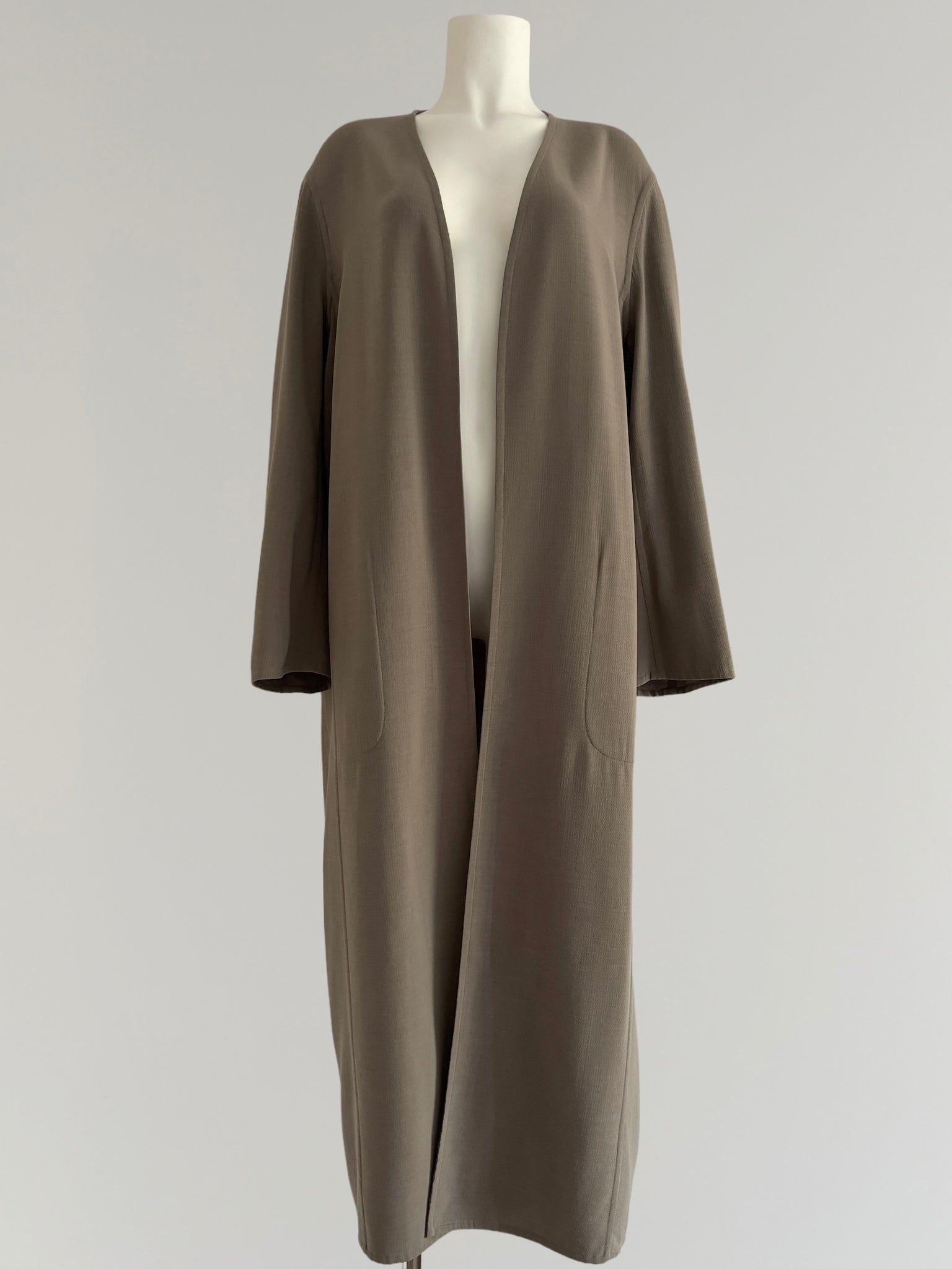 HERMÈS BY MARGIELA SS1999 LONG LIGHTWEIGHT COAT