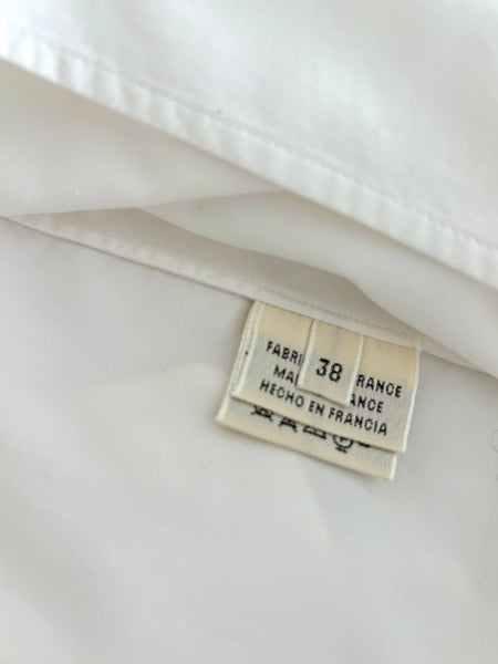 HERMÈS BY MARGIELA SS1999 COTTON VAREUSE SHIRT