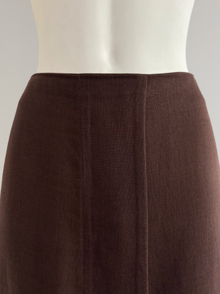 HERMÈS BY MARGIELA SS2001 LINEN SKIRT