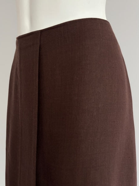 HERMÈS BY MARGIELA SS2001 LINEN SKIRT