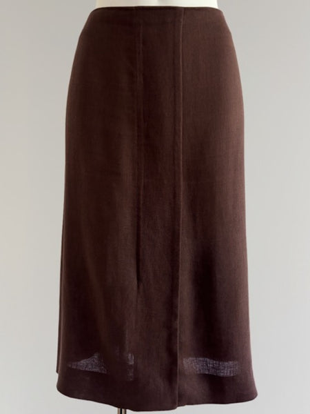 HERMÈS BY MARGIELA SS2001 LINEN SKIRT