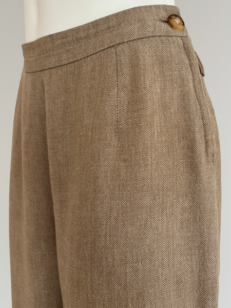 SS2001 HERMÈS BY MARGIELA WIDE LEG LINEN PANT