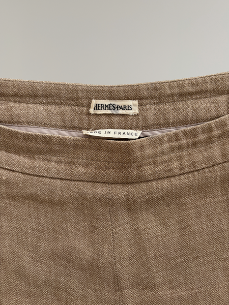 SS2001 HERMÈS BY MARGIELA WIDE LEG LINEN PANT