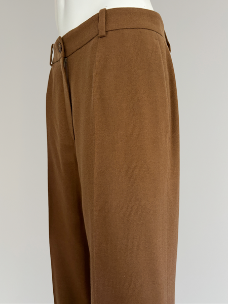 HERMÈS BY MARGIELA AW2003 CAMEL HAIR TROUSER