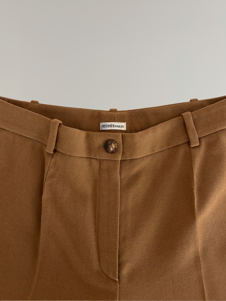 HERMÈS BY MARGIELA AW2003 CAMEL HAIR TROUSER