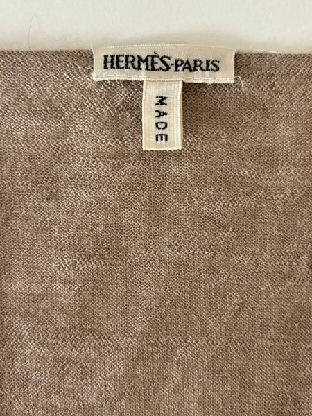 HERMÈS BY MARGIELA AW1998 VAREUSE CASHMERE AND SILK KNIT