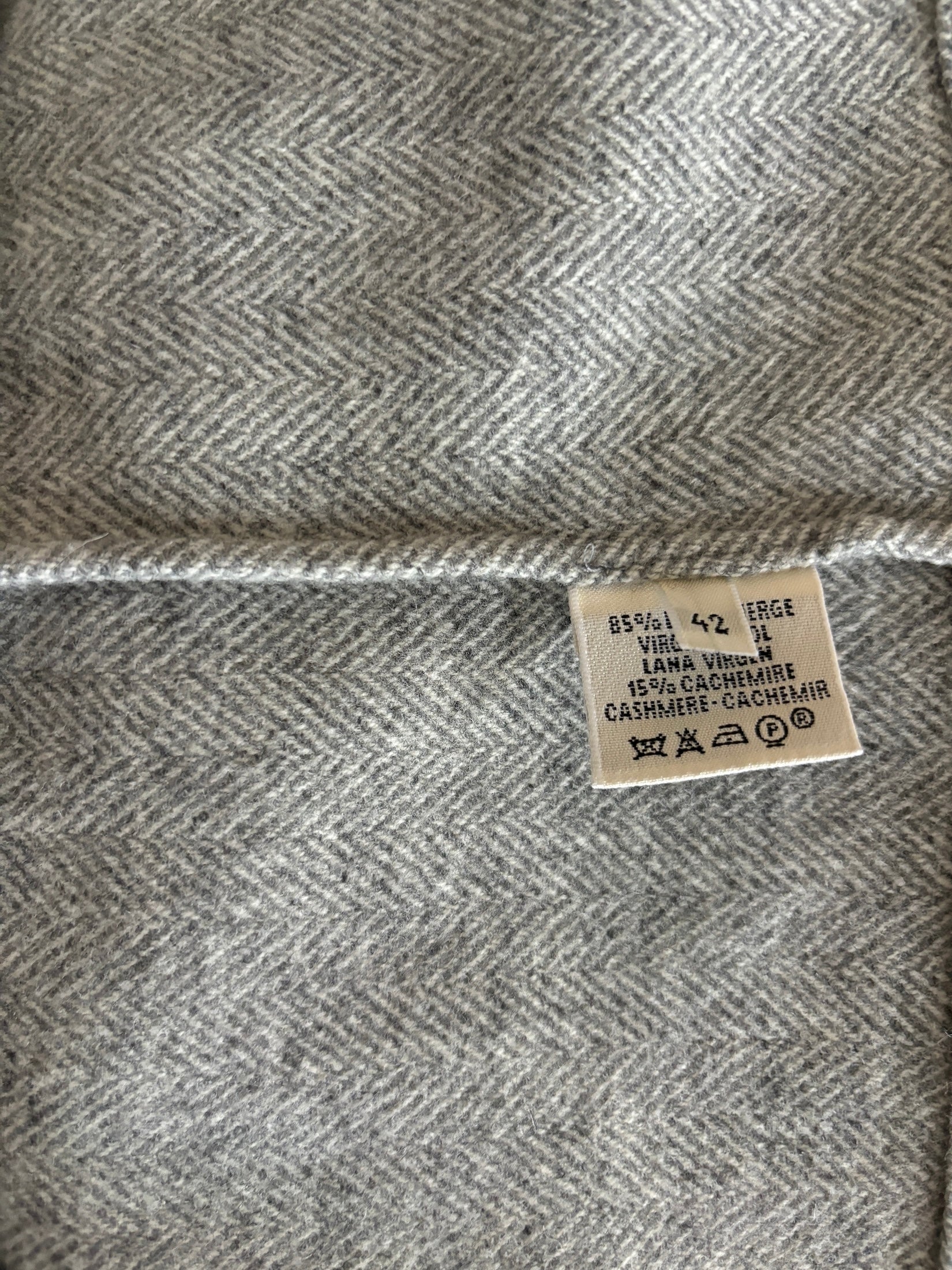 HERMÈS BY MARGIELA AW2001 WOVEN WOOL AND CASHMERE TOP – MIES