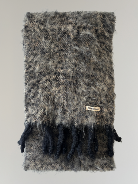 HERMÈS BY MARGIELA AW1999 HAND WOVEN MOHAIR SCARF