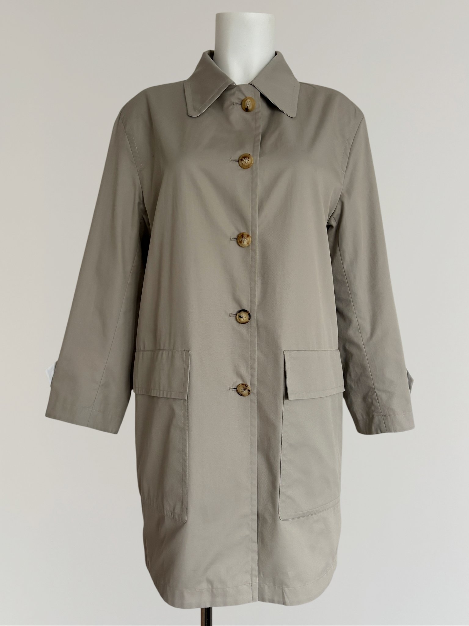 HERMÈS BY MARGIELA REVERSIBLE COTTON TRENCH