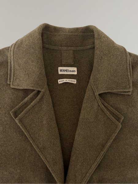 HERMÈS BY MARGIELA AW1999 DOUBLE CASHMERE COAT