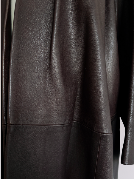 HERMÈS BY MARGIELA AW1998 LEATHER COAT