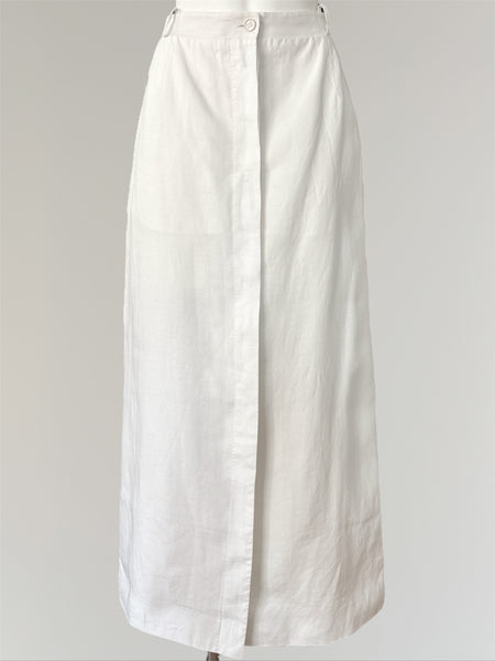 HERMÈS BY MARGIELA SS1999 LINEN SKIRT
