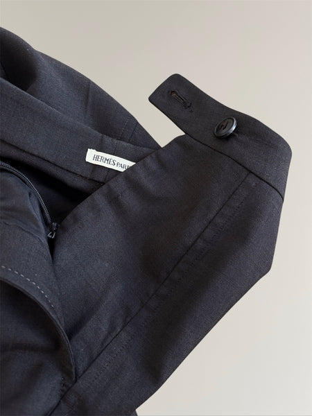 HERMÈS BY MARGIELA WOOL AND SILK PANT