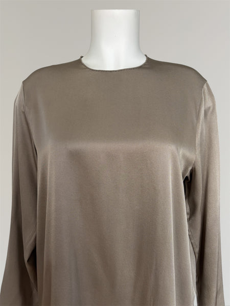 HERMÈS BY MARGIELA AW1998 LONG SLEEVE SILK TOP