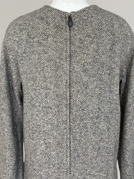 HERMÈS BY MARGIELA HERRINGBONE WEAVE CASHMERE PULLOVER