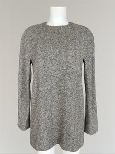 HERMÈS BY MARGIELA HERRINGBONE WEAVE CASHMERE PULLOVER