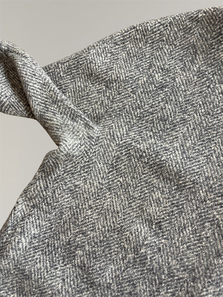 HERMÈS BY MARGIELA HERRINGBONE WEAVE CASHMERE PULLOVER